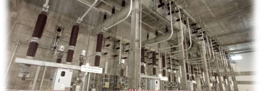 Construction d’une sous-station Haute Tension JPH2 dans la zone de production à Jorf