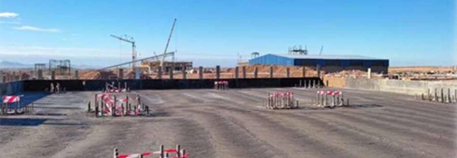 Travaux de génie Civil pour le paquet de convoyeurs à bande à Benguerir